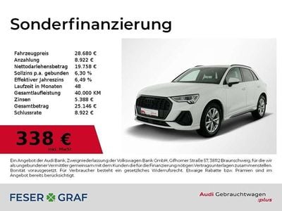 Gebraucht Audi Q3 S-Line 150 PS (110 kW) 2023 Ibisweiß SUV