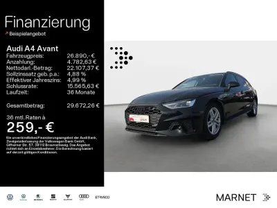 Gebraucht Audi A4 Competition 163 PS (119 kW) 2022 Mythosschwarz metallic Kombi