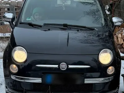 Gebraucht Fiat 500 70 PS (51 kW) 2009 Schwarz Cabrio