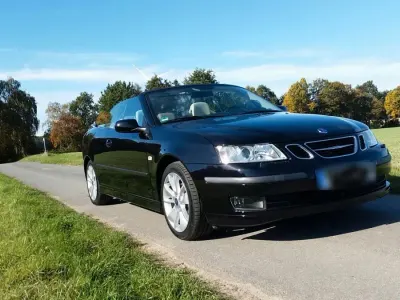 Gebraucht Saab 9-3 Cabriolet Vector 150 PS (110 kW) 2007 Schwarz Cabrio