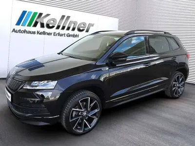 Używany Skoda Karoq SportlinePlus 150 KM (110 kW) 2021 Czarny SUV