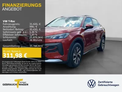 Neu VW T-Roc Life 150 PS (110 kW) 2025 Rot SUV