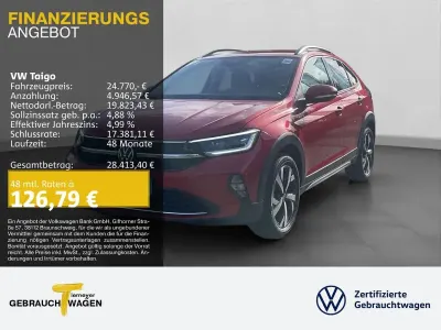 Nowe VW Taigo Life 116 KM (85 kW) 2025 Czerwony SUV