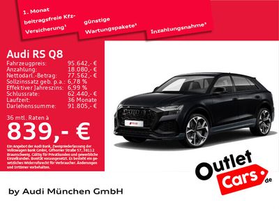 gebraucht Audi RS Q8 RS Q8Dynamik+/Sportabgas/Keramik/StdHzg/305kmH/B&O