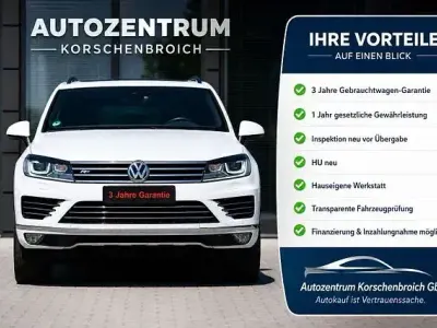 Gebraucht VW Touareg R-line 262 PS (192 kW) 2018 Weiß SUV