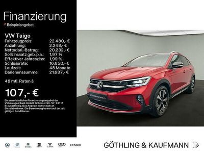Gebraucht VW Taigo Style 110 PS (80 kW) 2024 Kings red metallic SUV