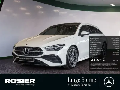 Brugt Mercedes CLA220 Shooting Brake Advanced Plus 190 HK (139 kW) 2025 Hvid Stationcar