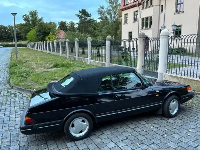Gebraucht Saab 900 Cabriolet 126 PS (92 kW) 1991 Schwarz Cabrio