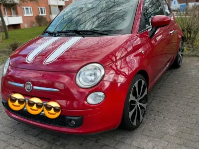 Używany Fiat 500 Sport 101 KM (74 kW) 2009 Czerwony Kabriolet