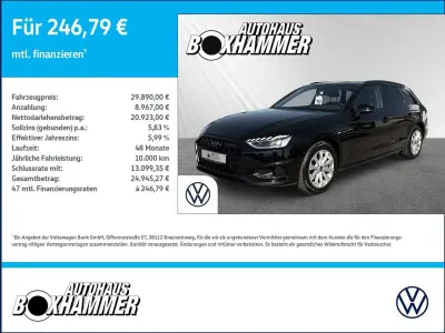 Używany Audi A4 Advanced 204 KM (150 kW) 2021 Czarny Kombi