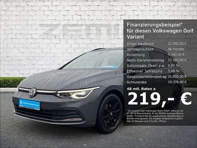 Grau Gebraucht 2021 VW Golf VIII Style Kombi | 21.950 € (Guter Preis)