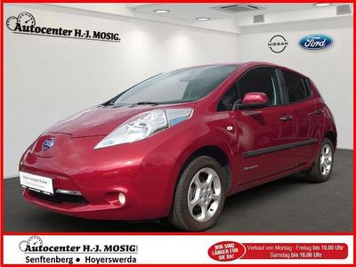 Second-hand Nissan Leaf Acenta 80 kW (109 CP) 2013 Roșu Hatchback