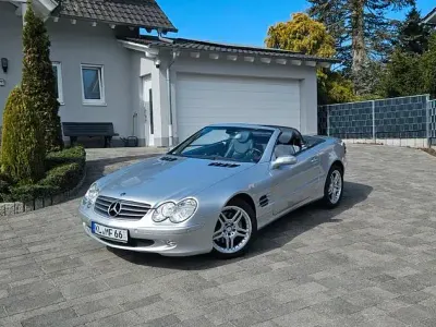Usata Mercedes SL500 306 CV (225 kW) 2005 Argento Cabrio
