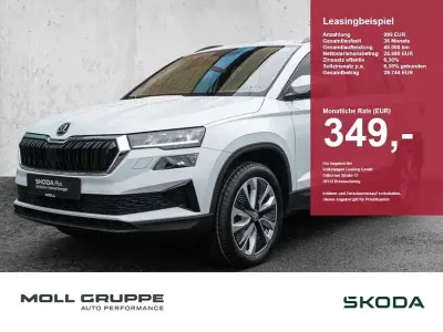 Gebraucht Skoda Karoq Style 150 PS (110 kW) 2022 Moonweiß perleffekt (metallic) SUV