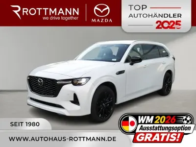 Neu Mazda CX-80 Homura-Line 192 PS (141 kW) 2025 Weiß SUV