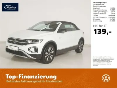 Gebraucht VW T-Roc Cabriolet Goal 116 PS (85 kW) 2025 Weiss Cabrio