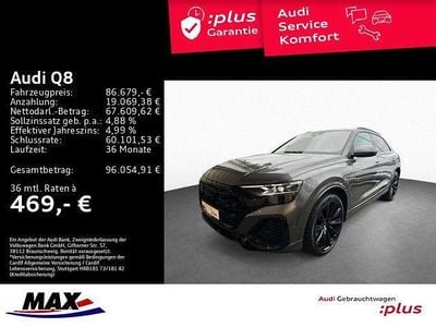 Gebraucht Audi Q8 S-Line 286 PS (210 kW) 2025 Samuraigrau metallic (metallic) SUV