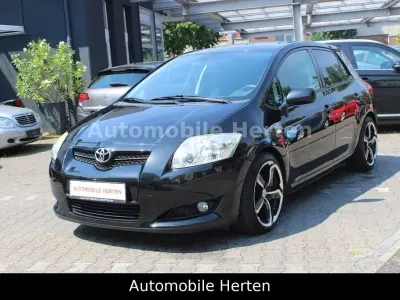 Gebraucht Toyota Auris Team 97 PS (71 kW) 2009 Schwarz Kleinwagen