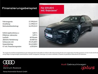Begagnad Audi S6 Basis 344 HK (253 kW) 2024 Svart Kombi