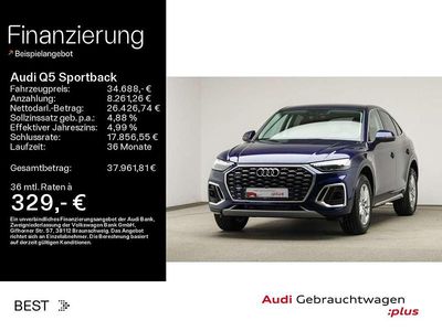 Gebraucht Audi Q5 S-Line 299 PS (219 kW) 2022 Navarrablau metallic (metallic) SUV