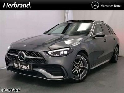 gebraucht Mercedes C220 d T-Modell +AMG+PANORAMA+MBUX-HIGH+AHK+MEM