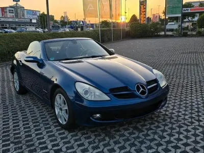 Gebraucht Mercedes SLK200 163 PS (119 kW) 2006 Blau Cabrio