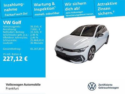 Crystal ice blue metallic Gebraucht 2025 VW Golf GTE Limousine | 39.150 € (Fairer Preis)