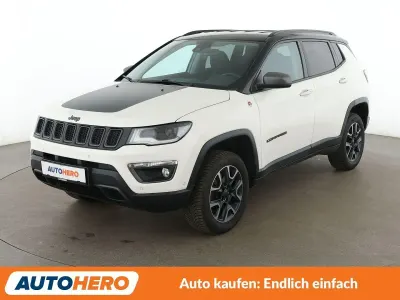 Gebraucht Jeep Compass Trailhawk 170 PS (125 kW) 2020 Weiß SUV