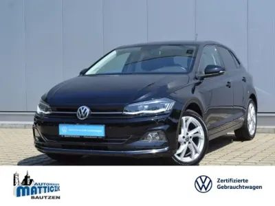 Gebraucht VW Polo Highline 95 PS (69 kW) 2018 Schwarz (metallic) Kleinwagen