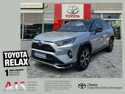 Gebraucht Toyota RAV4 Hybrid Style 306 PS (225 kW) 2021 Lichtsilber metallic/ dach schwarz SUV