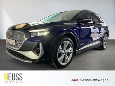 Gebraucht Audi Q4 e-tron S-Line 219 kW (299 PS) 2023 Navarrablau metallic SUV