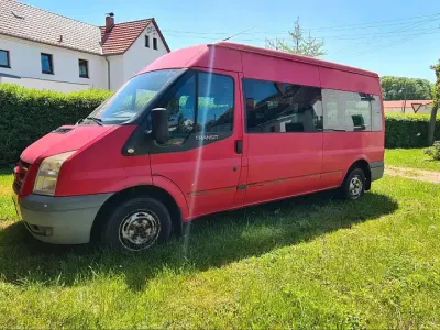 Gebraucht Ford Transit Tourneo 110 PS (80 kW) 2009 Rot Van / Kleinbus