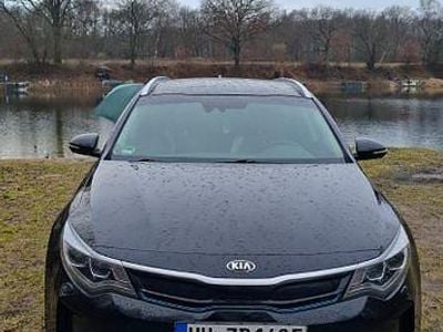 Gebraucht Kia Optima Hybrid Spirit 205 PS (150 kW) 2017 Schwarz Limousine