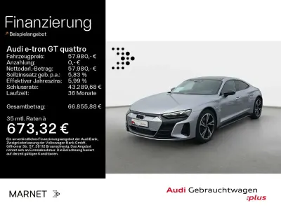 Gebraucht Audi e-tron GT quattro Premium 350 kW (476 PS) 2023 Florettsilber metallic Limousine
