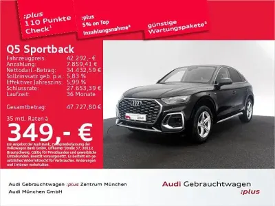 Gebraucht Audi Q5 Sportback S-Line 204 PS (150 kW) 2023 Schwarz SUV