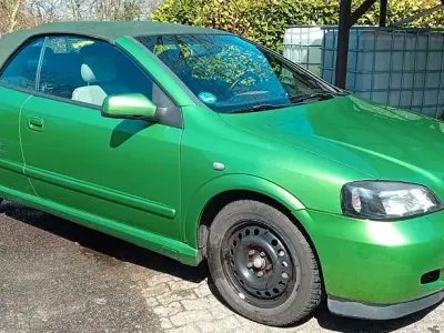 Brugt Opel Astra Cabriolet 125 HK (91 kW) 2001 Grøn Cabriolet