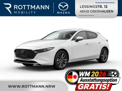 Neu Mazda 3 Exclusive-Line 140 PS (102 kW) 2026 Weiß Limousine