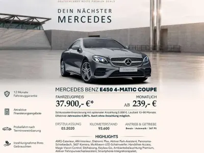 Gebraucht Mercedes E450
