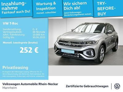 Gebraucht VW T-Roc R-line 150 PS (110 kW) 2024 Pyritsilber metallic SUV