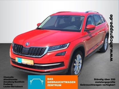Velvet rot metallic Gebraucht 2018 Skoda Kodiaq Style SUV | 25.950 € (Etwas zu teuer)