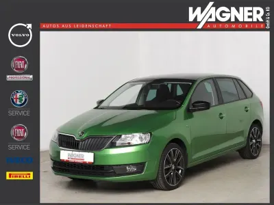 Gebraucht Skoda Rapid Style 105 PS (77 kW) 2015 Grün Kleinwagen