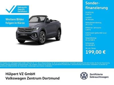 Usata VW T-Roc Cabriolet R-line 150 CV (110 kW) 2025 Grigio Cabrio