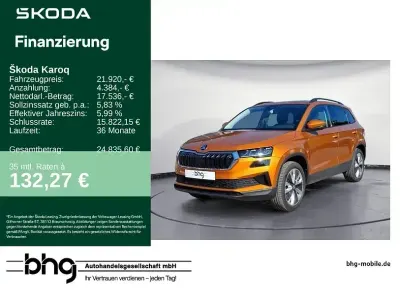 Gebraucht Skoda Karoq Style 150 PS (110 kW) 2022 Orange SUV