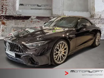 Gebraucht Mercedes SL63 AMG Premium Plus 585 PS (430 kW) 2022 Obsidianschwarz Cabrio