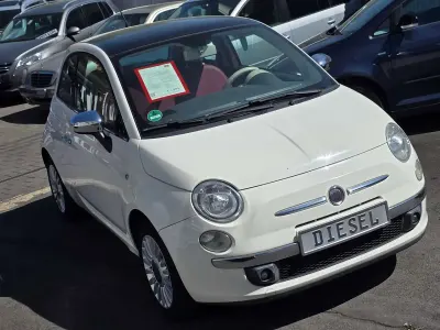 Gebraucht Fiat 500 Lounge 75 PS (55 kW) 2009 Weiß Kleinwagen