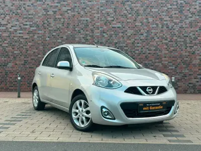 Gebraucht Nissan Micra Acenta 98 PS (72 kW) 2015 Silber Kleinwagen