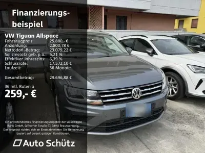 Gebraucht VW Tiguan Allspace Comfortline 150 PS (110 kW) 2021 Grau SUV