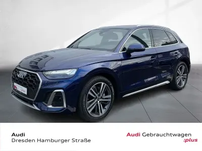 Gebraucht Audi Q5 S-Line 286 PS (210 kW) 2023 Navarrablau metallic SUV