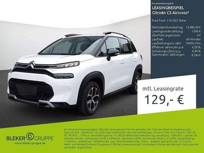 Second-hand Citroën C3 Aircross Shine 110 CP (80 kW) 2023 Alb SUV