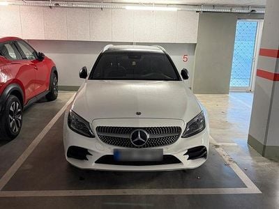 Gebraucht Mercedes C220 AMG line 194 PS (142 kW) 2019 Weiß Kombi
